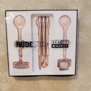 New set of rose gold beauty tools